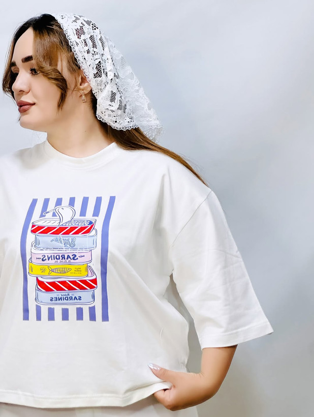 تیشرت لاکرا سفید